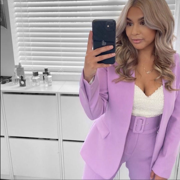 zara boat neck blazer